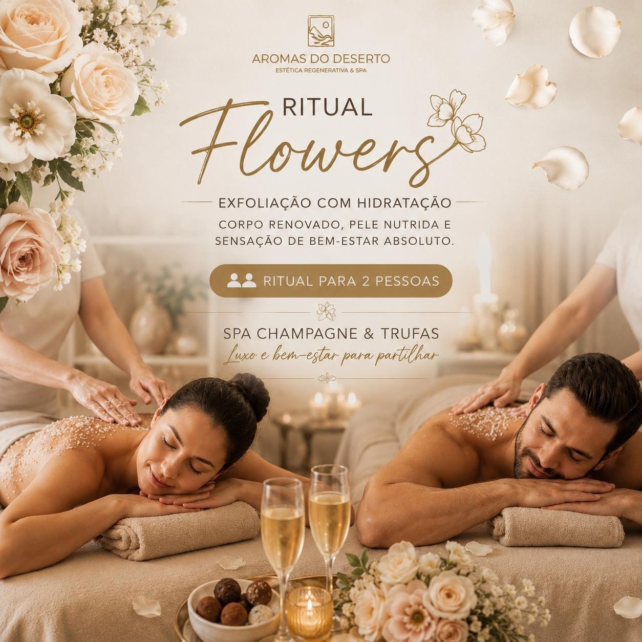 SPA Champagne & Truffle — Lux Glow Corpo (2 pessoas)